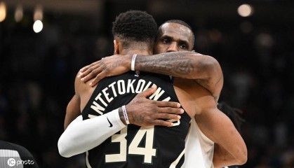 字母哥力挺詹姆斯:不会真有人以为最伟大球员没技术吧？