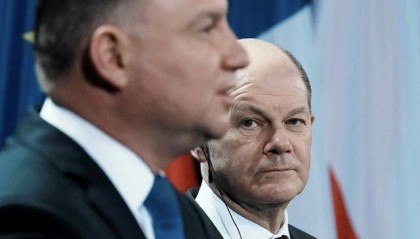 朔尔茨对波兰总统怒吼,在场领导人都惊了