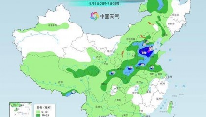华北黄淮等地强降雨来袭 南方有大范围高温闷热天气