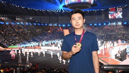 江苏省政府给盐城技师学院选手赵智俊记大功奖励