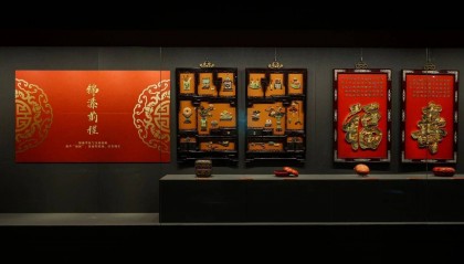 60余件金漆镶嵌珍品亮相!“华冠群芳”特展在棠美术馆开幕